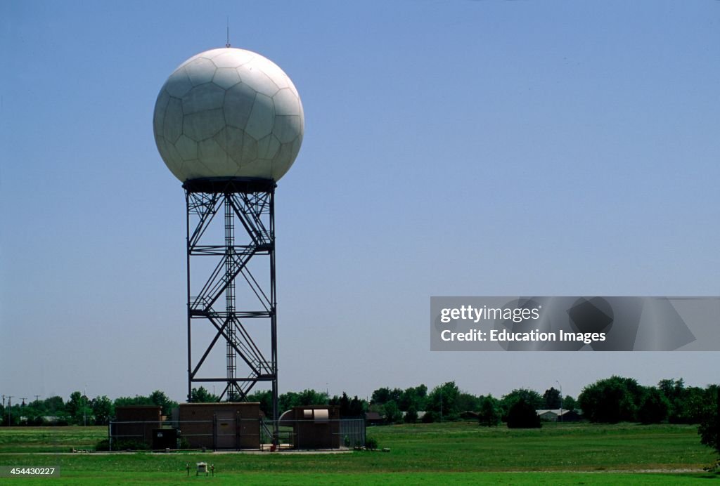 Doppler radar dome, Amarillo, Texas