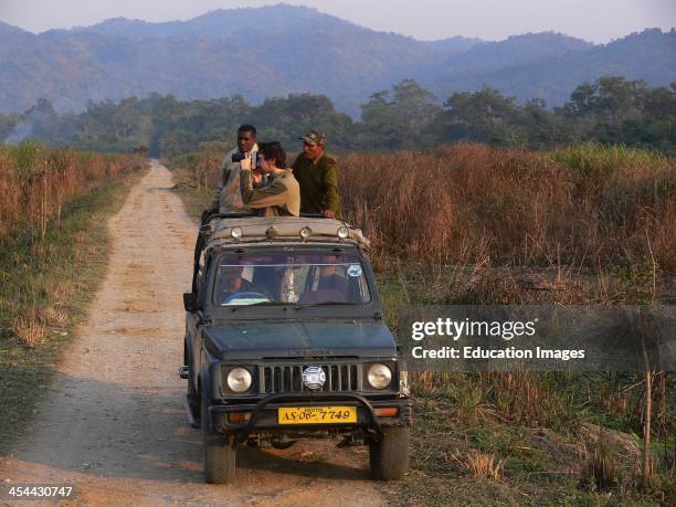 India, Assam State, Kaziranga National Park.