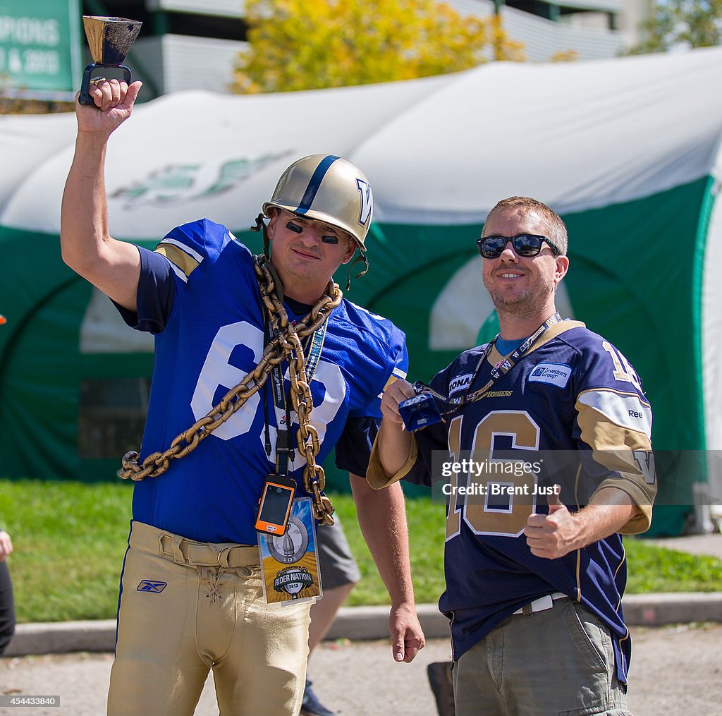 Winnipeg Blue Bombers v Saskatchewan Roughriders