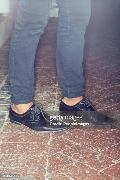 putting one foot in front of the other - black jeans stock pictures, royalty-free photos & images