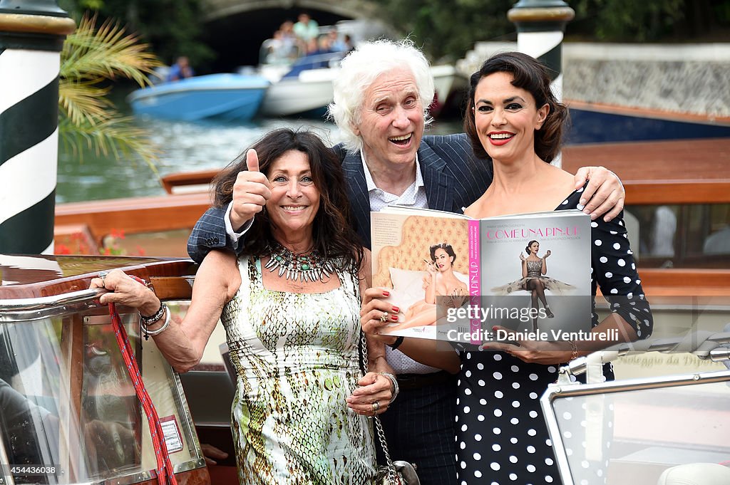 Maria Grazia Cucinotta Presents Her Book 'Come Una Pin Up' By Douglas Kirkland - 71st Venice Film Festival