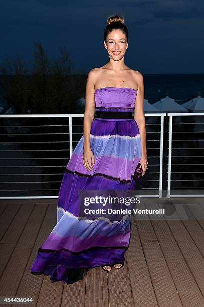 Sarah Felberbaum attends the Kineo Award during the 71st Venice Film Festival on August 31, 2014 in Venice, Italy.