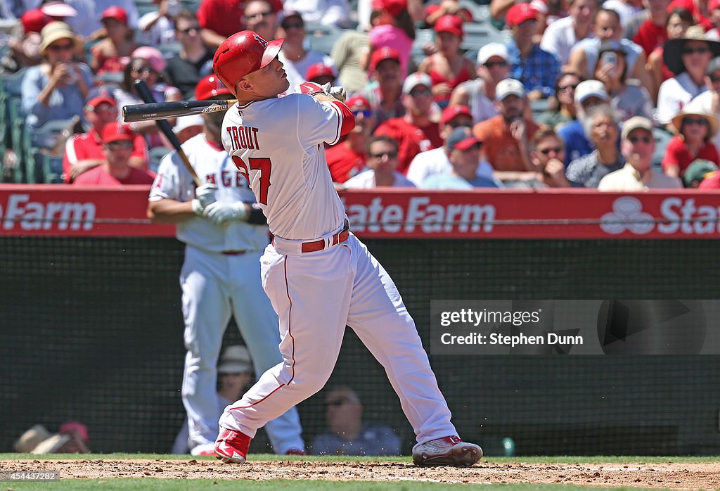 Oakland Athletics v Los Angeles Angels of Anaheim