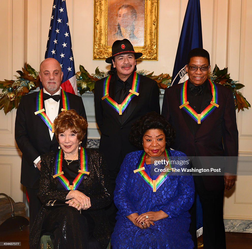 WASHINGTON, DC - DECEMBER 7: (Clockwise) Kennedy Center hon