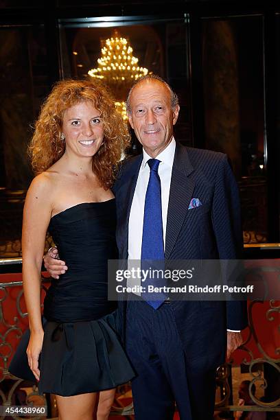 Thierry Gaubert and Valentina Colombo attend the Grand Bal de Deauville For Care France Association in Casino Barriere de Deauville on August 30,...