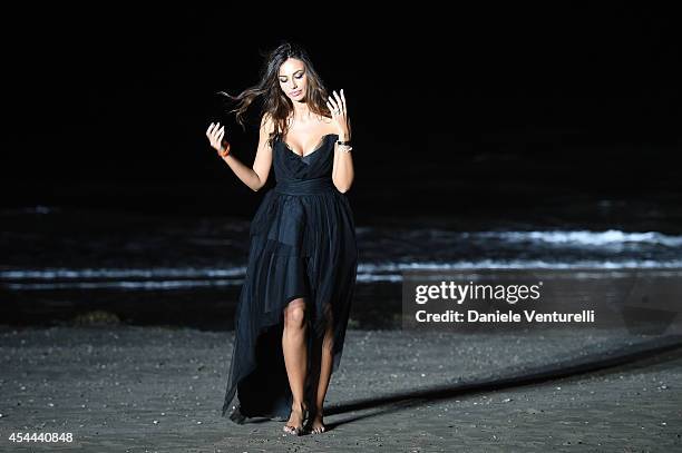 Madalina Ghenea attends Kineo Award Dinner during the 71st Venice Film Festival at Hotel Excelsior on August 31, 2014 in Venice, Italy.