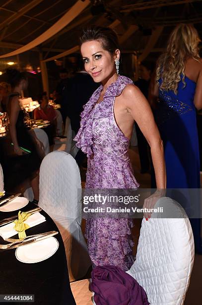 Chantal Sciuto attends Kineo Award Dinner during the 71st Venice Film Festival at Hotel Excelsior on August 31, 2014 in Venice, Italy.