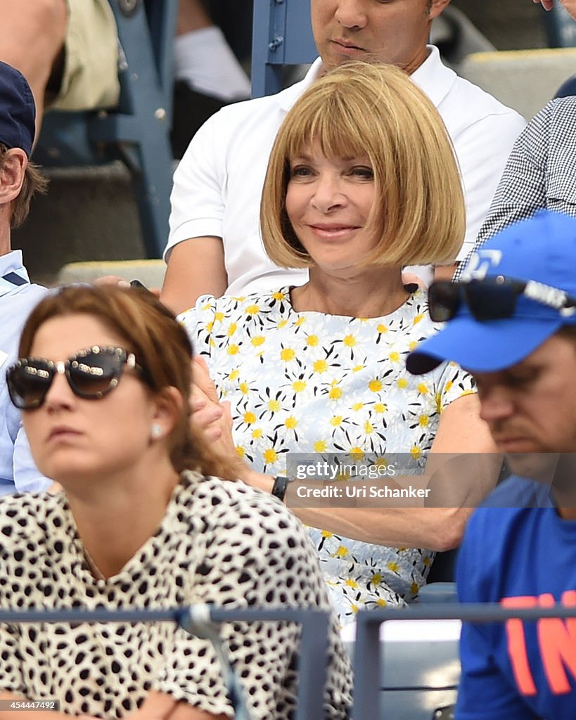 2014 US Open Celebrity Sightings - Day 7