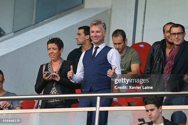 Darren Tulett attends the French Ligue 1 between Paris Saint-Germain FC and AS Saint-Etienne at Parc Des Princes on August 31, 2014 in Paris, France.