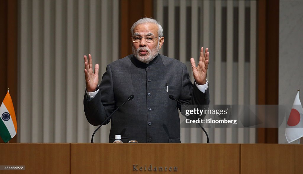 Indian Prime Minister Narendra Damodardas Modi Visits Japan