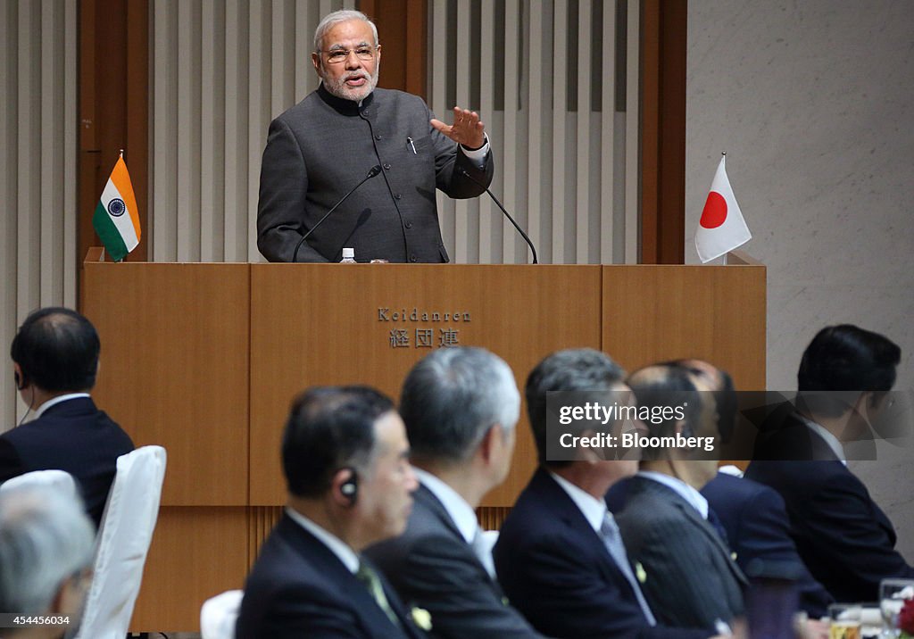 Indian Prime Minister Narendra Damodardas Modi Visits Japan