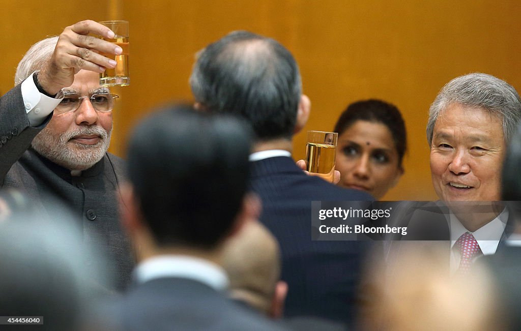 Indian Prime Minister Narendra Damodardas Modi Visits Japan