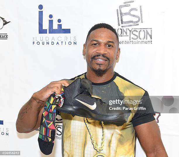 Reality personality Stevie J attends the LudaDay Celebrity Basketball Game at Georgia State University Sports Arena on August 31, 2014 in Atlanta,...