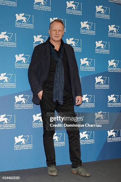 Actor Stellan Skarsgard attends the 'Nymphomaniac: Volume 2 - Directors Cut' Photocall during the 71st Venice Film Festival at Palazzo Del Casino on...