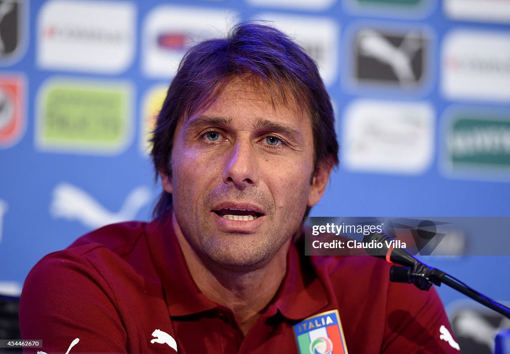 Italy Training Session & Press Conference