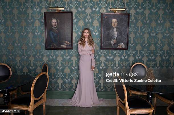 Actress Victoria Bonya is photographed for Self Assignment on September 1, 2014 in Venice, Italy.