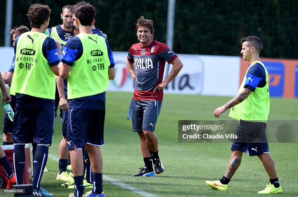 Italy Training Session & Press Conference