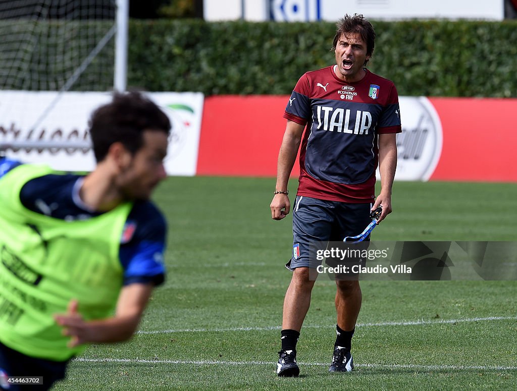 Italy Training Session & Press Conference