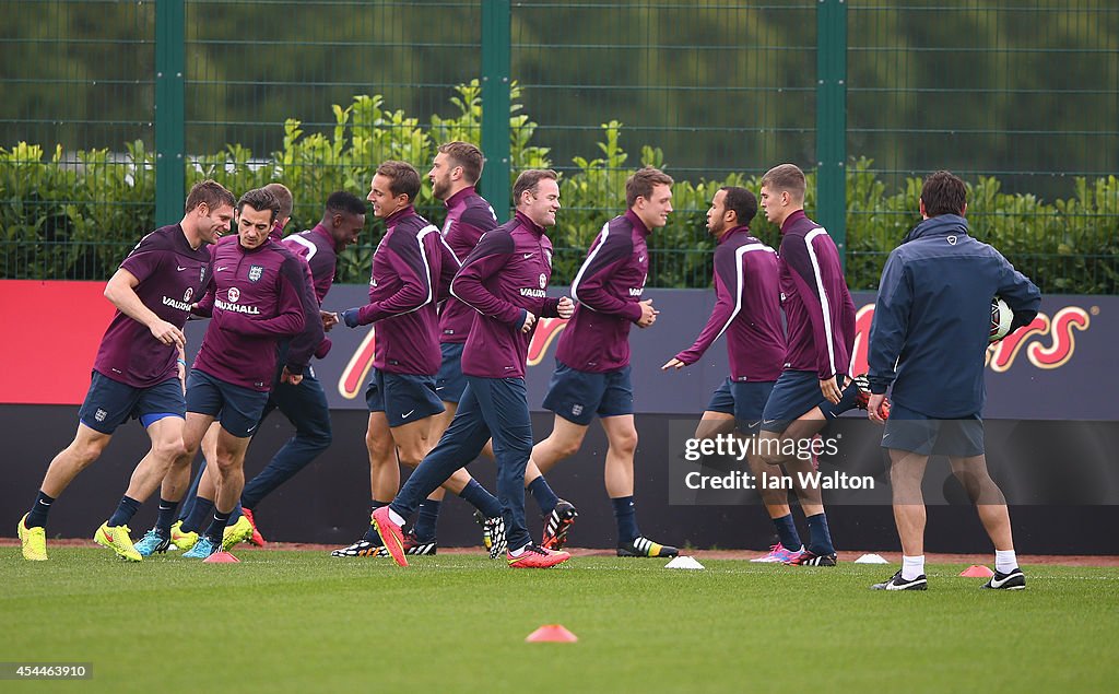 England Training and Press Conference