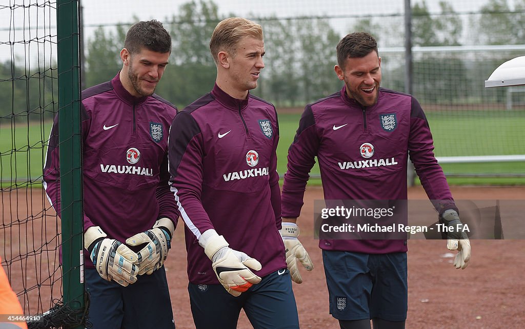 England Training and Press Conference