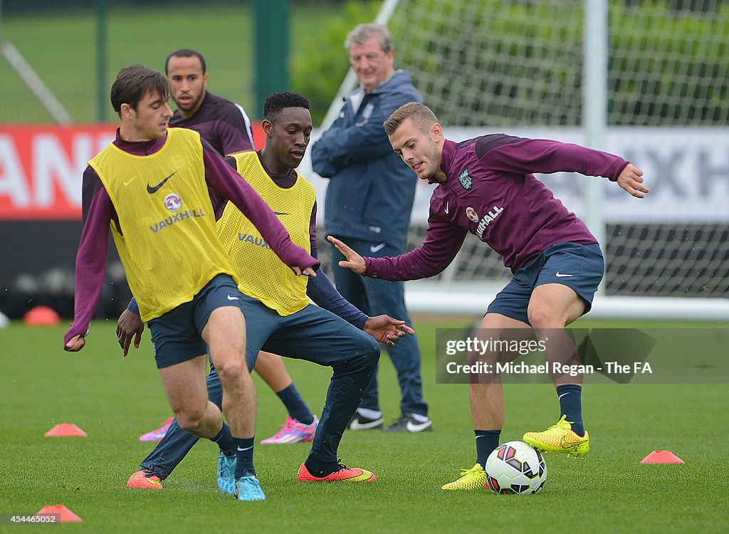 England Training and Press Conference