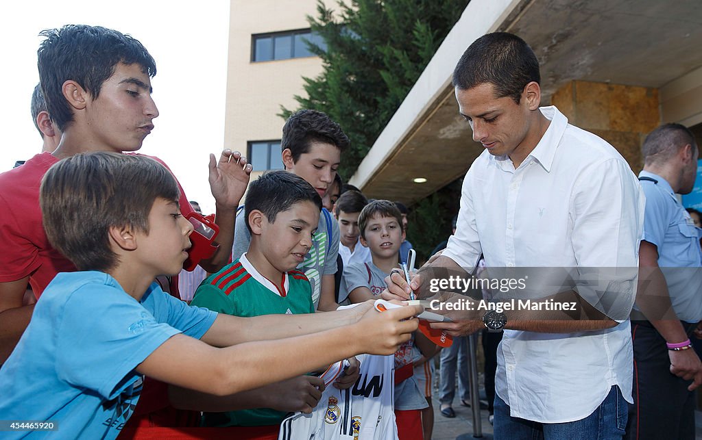 Javier 'Chicharito' Hernandez Officially Unveiled At Real Madrid