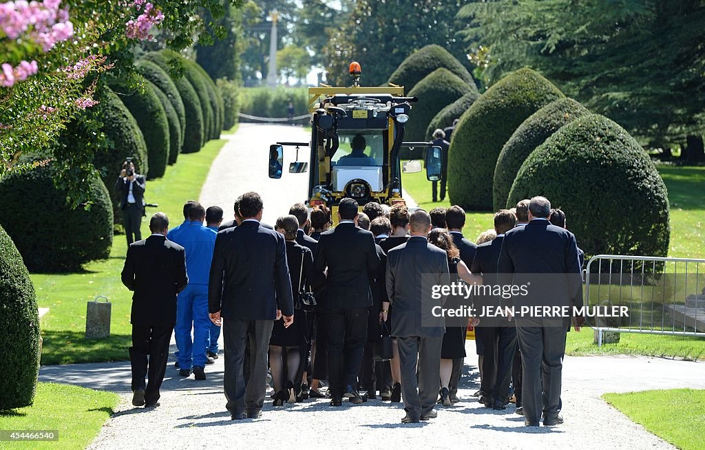 FRANCE-FUNERAL-CEREMONY-ROTHSCHILD