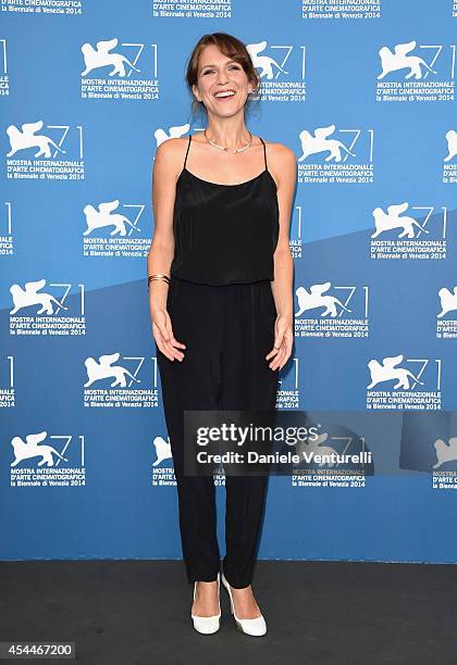 Actress Isabella Ragonese attends 'Il Giovane Favoloso' Photocall during the 71st Venice Film Festival at Palazzo Del Casino on September 1, 2014 in...