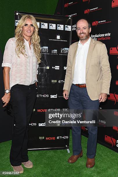 Tiziana Rocca attends the Kineo Award Photocall during the 71st Venice Film Festival at Hotel Excelsior on August 31, 2014 in Venice, Italy.