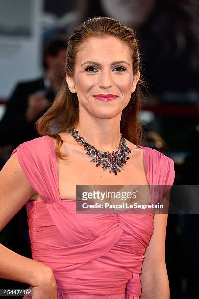 Actress Isabella Ragonese attends the 'Il Giovane Favoloso' - Premiere during the 71st Venice Film Festival on September 1, 2014 in Venice, Italy.