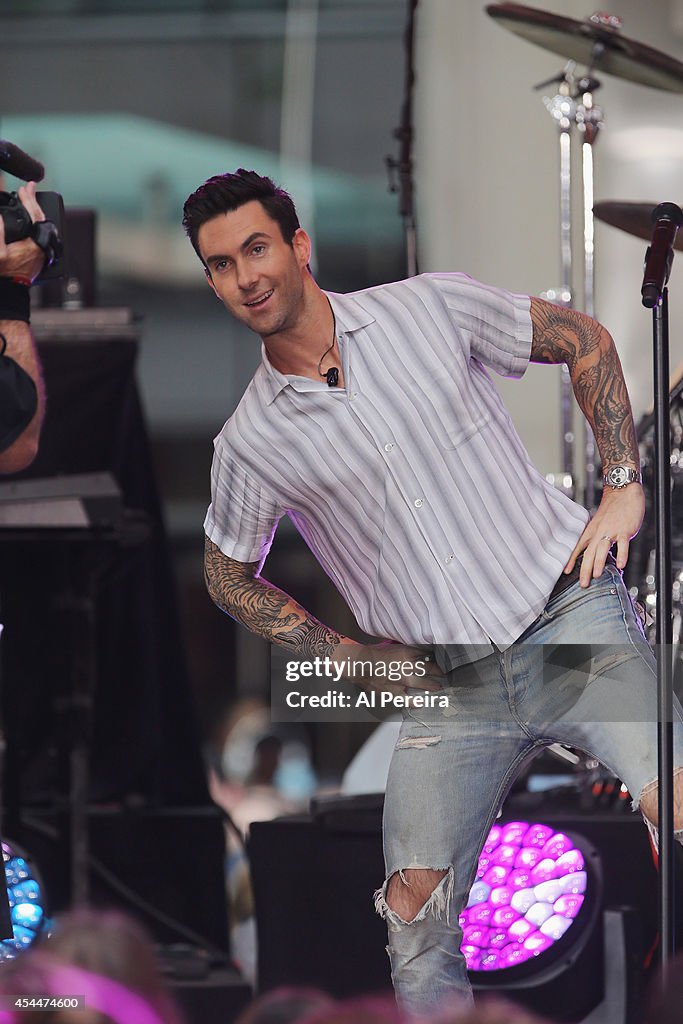 Maroon 5 Perform On NBC's "Today"