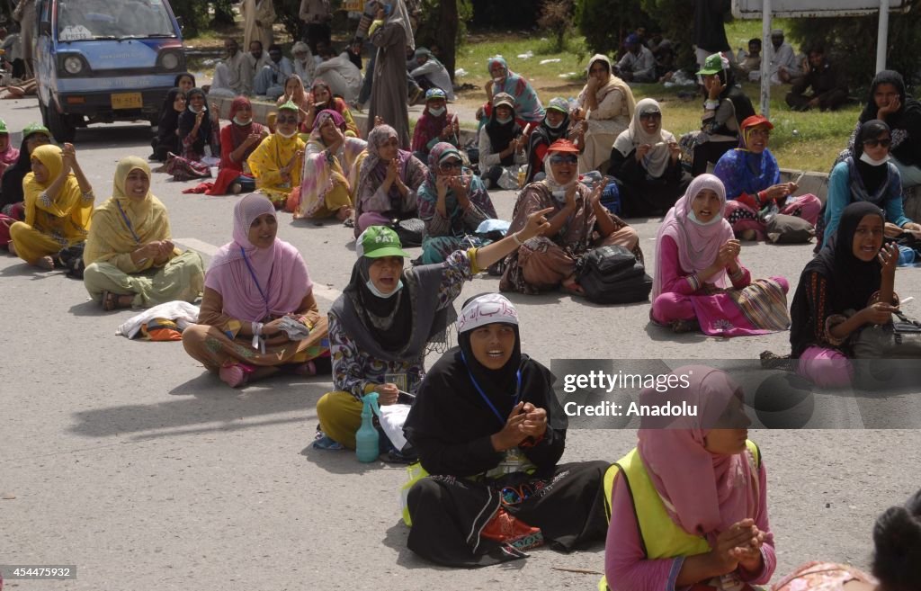 Anti-government protest in Pakistan