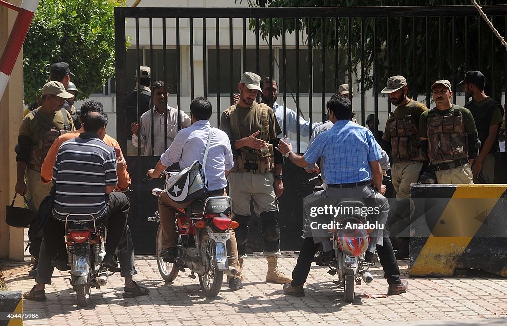 Anti-government protest in Pakistan