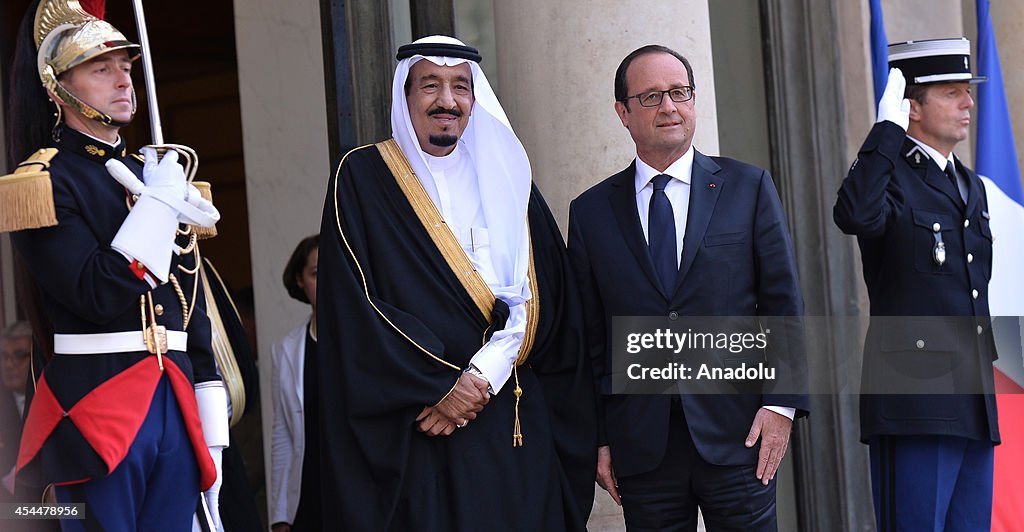 Saudi Crown Prince Salman Bin Abdulaziz Al Saud in Paris