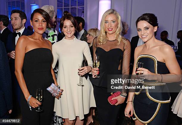 Jean Johansson, guest, Jane Given and Amy Macdonald arrive at the Scottish fashion invasion of London at the 9th annual Scottish Fashion Awards at 8...
