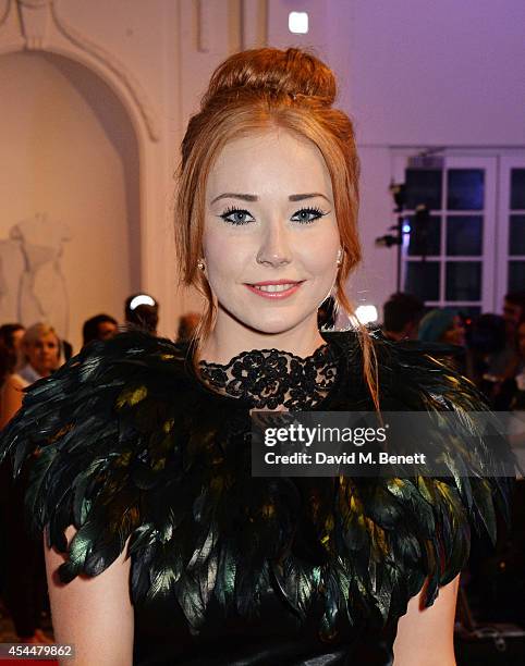 Rachel McMillan arrives at the Scottish fashion invasion of London at the 9th annual Scottish Fashion Awards at 8 Northumberland Avenue on September...