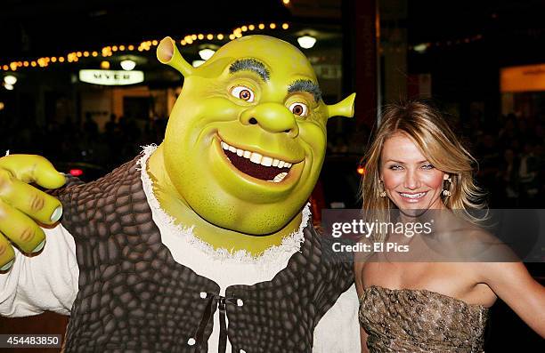 Cameron Diaz on the red carpet at the Australian Premiere of the film Shrek the Third on May 22, 2007 in Sydney, Australia.