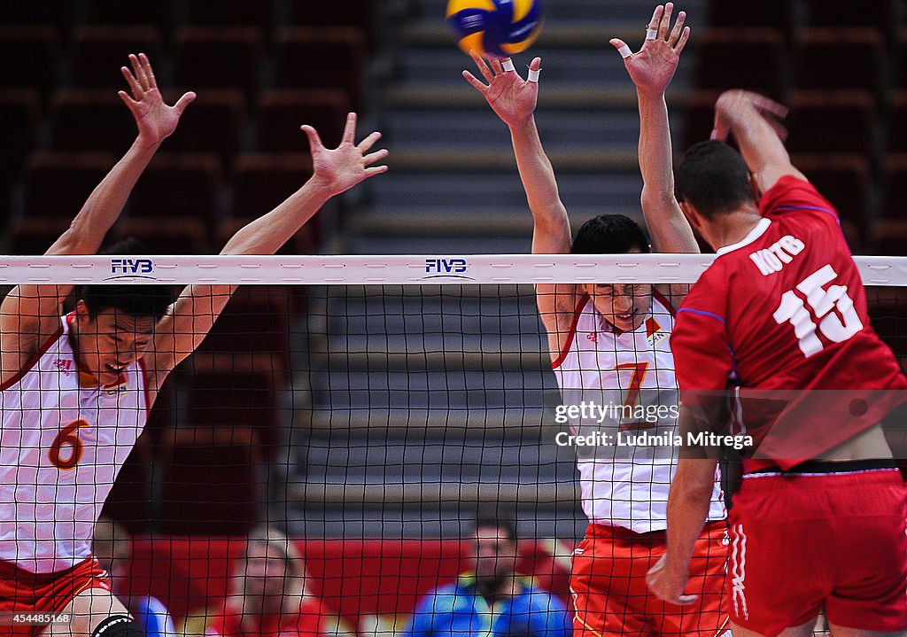 China v Egypt: FIVB World Championships