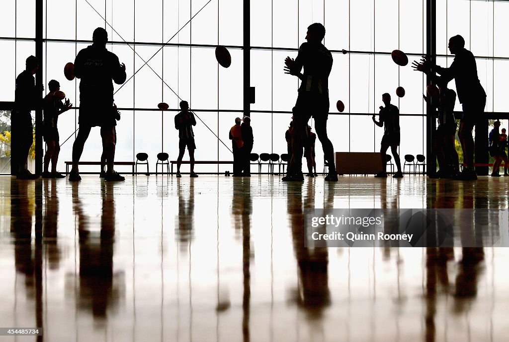 North Melbourne Media & Training Session