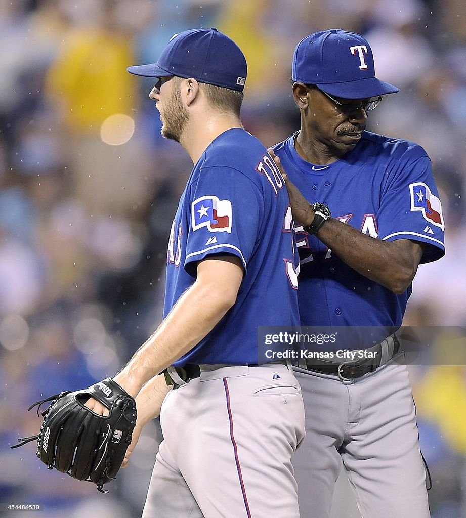 Rangers at Royals