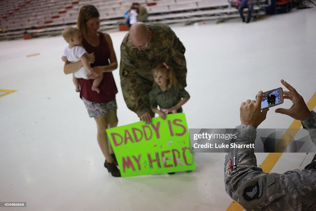 101st Airborne Troops Return To Fort Campbell From Afghanistan
