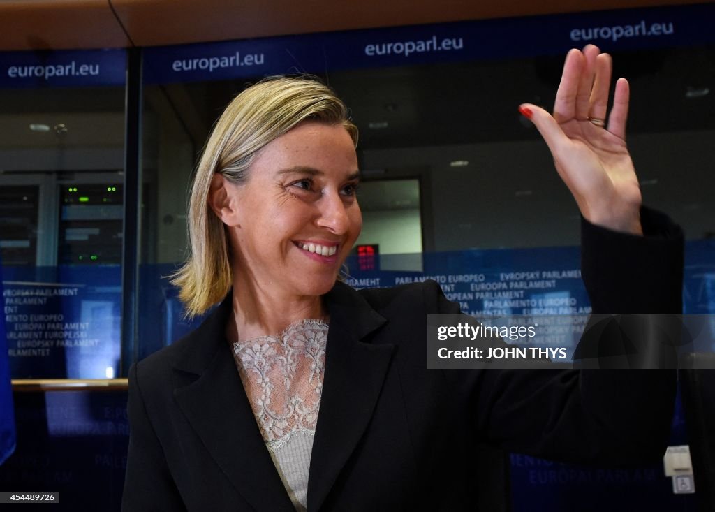 BELGIUM-EU-PARLIAMENT-MOGHERINI