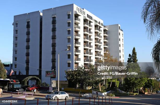 View of the London Hotel in West Hollywood on September 01, 2014 in Los Angeles, California.