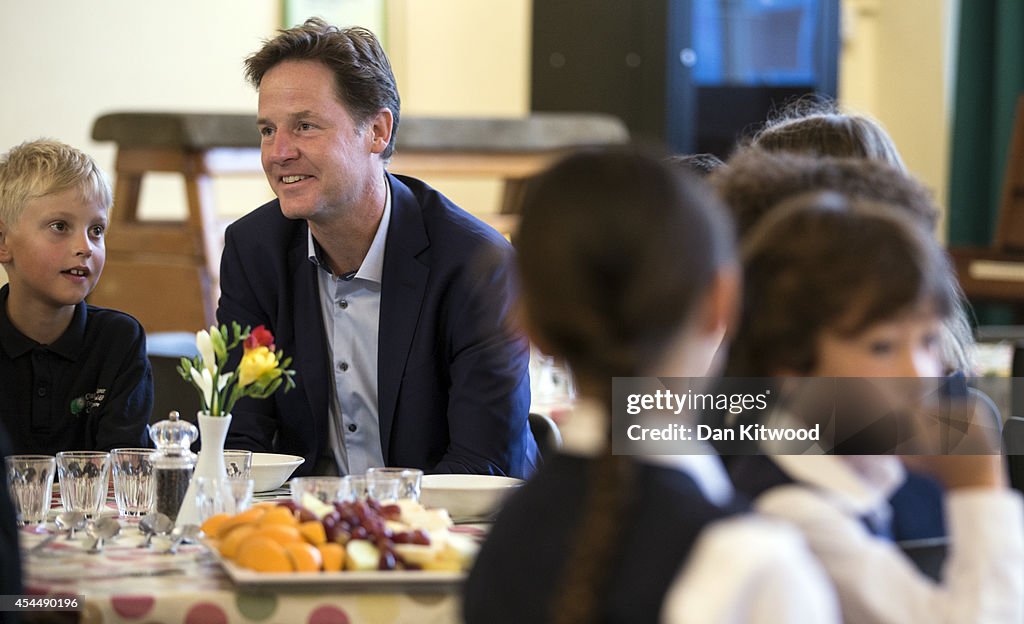 Deputy Prime Minister Launches Free School Meals