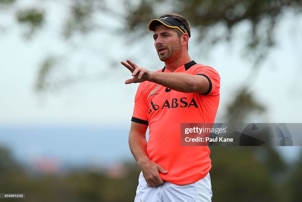 South Africa Springboks Training Session