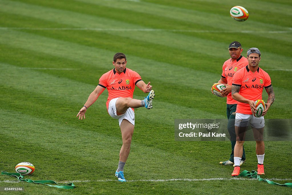 South Africa Springboks Training Session