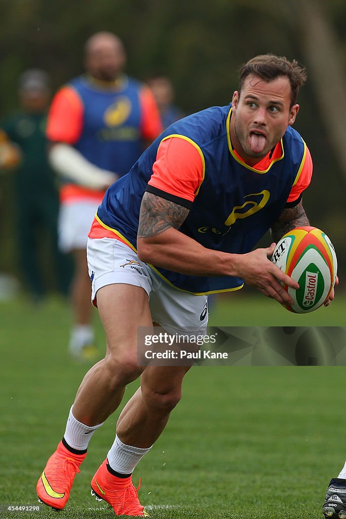 South Africa Springboks Training Session