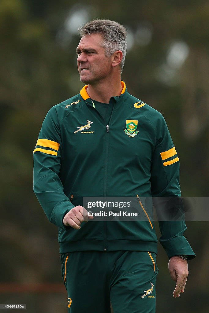 South Africa Springboks Training Session