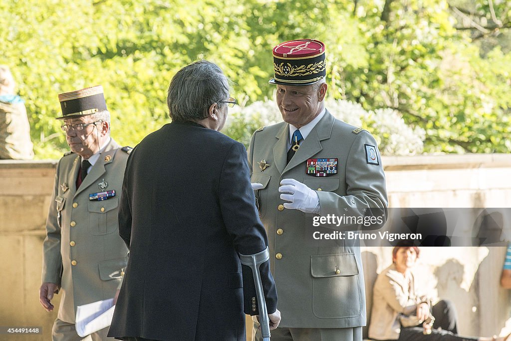 Pierre Chavancy,'Gouverneur Militaire'  Celebrates The 70th Anniversary Of Lyon Liberation