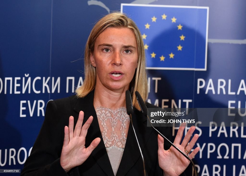 BELGIUM-EU-PARLIAMENT-MOGHERINI